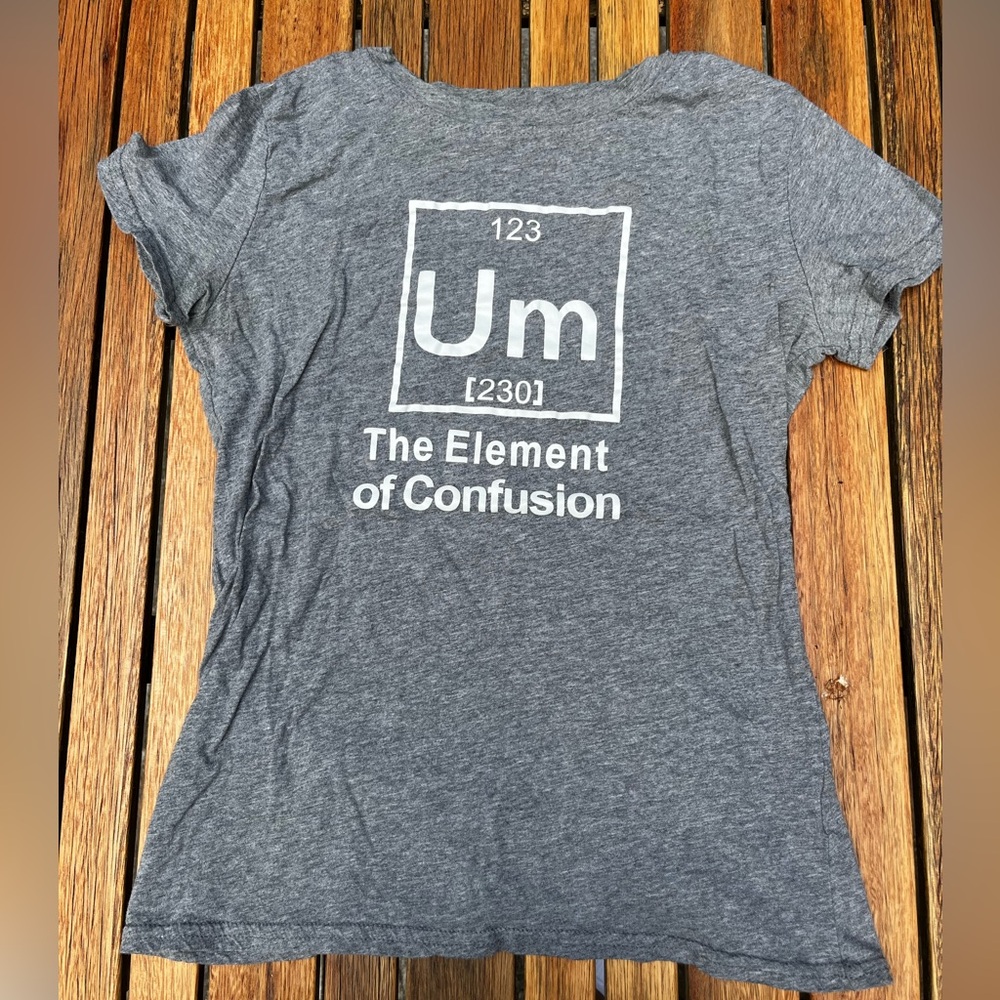 Gray SMALL Graphic Women's T-Shirt